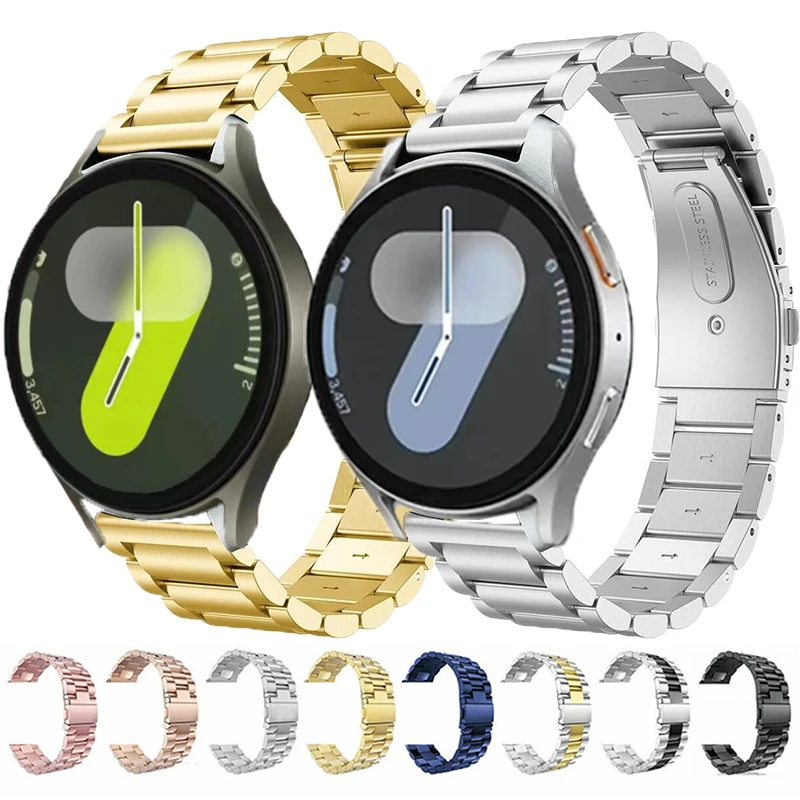 Stainless Steel Metal Watchband Bracelet, 20mm Strap
