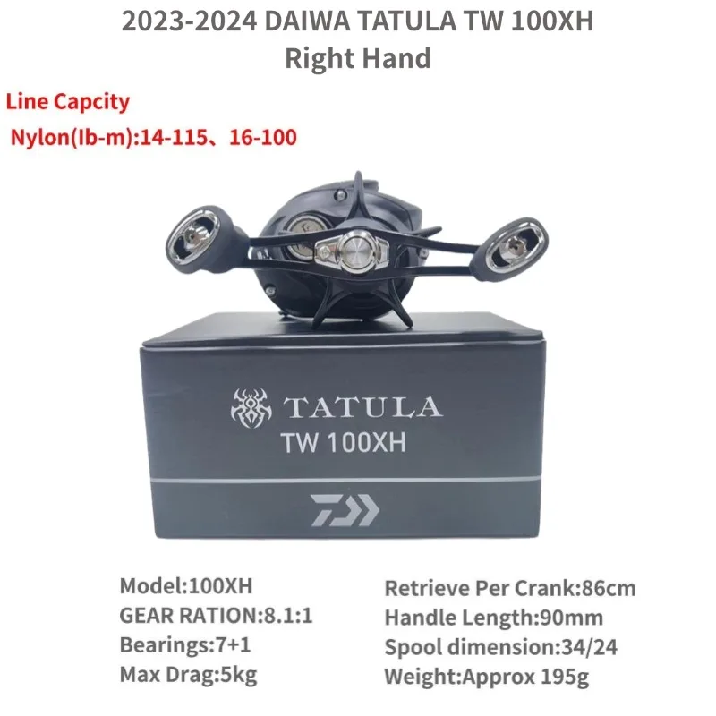 Daiwa　TATULA TW 100XH L Daiwa 23 Tatula TW 100 Baitcasting Fishing Reel 6.1/7.1/8.1