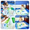 Coolplay Magic Water Drawing Mat Coloring Doodle Mat with Magic Pens Montessori Toys Painting Board Educational Toys for Kids 6