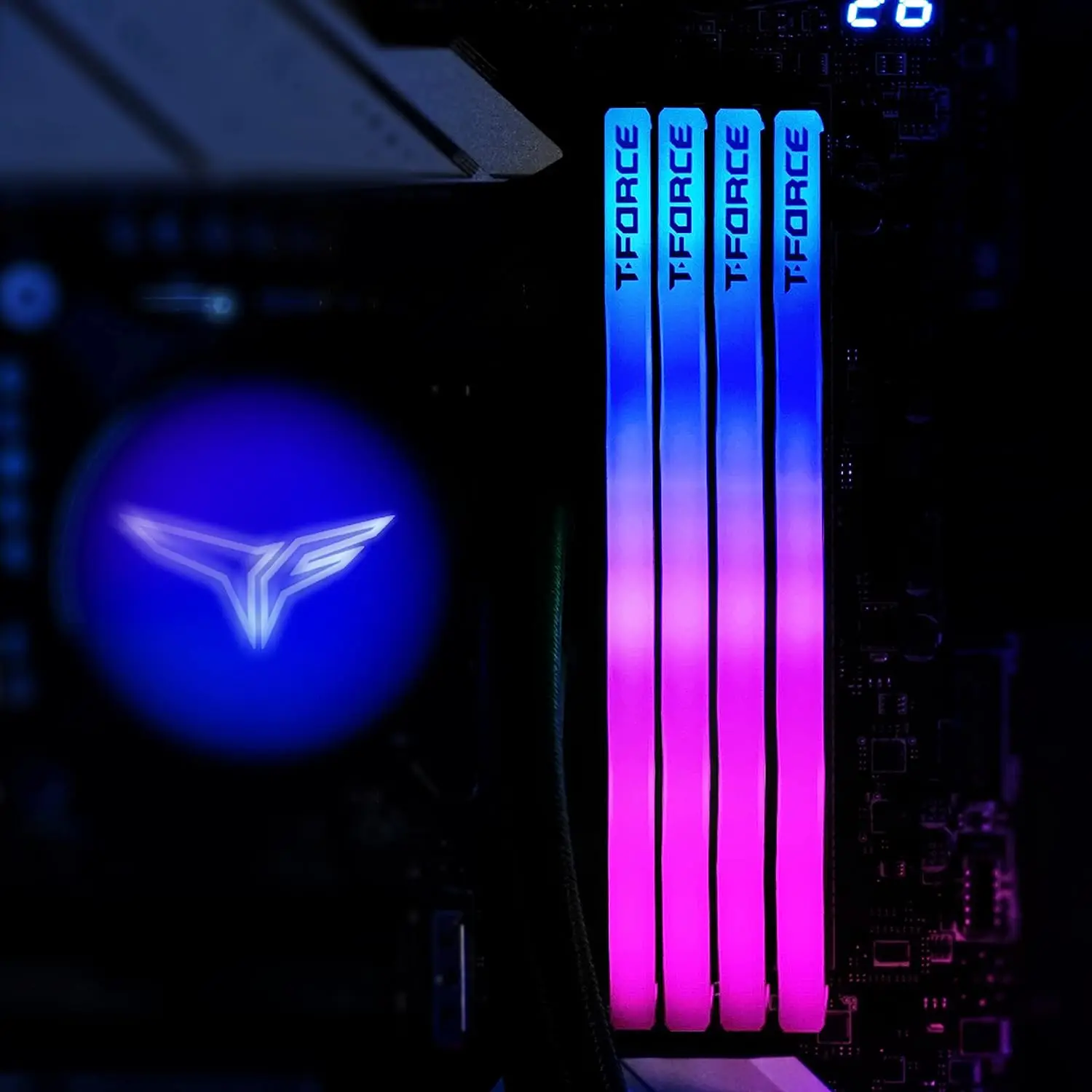 TEAMGROUP T-Force 델타 RGB DDR5 램, 인텔 XMP 3.0 및 AMD Expo 호환 데스크탑 메모리 모듈 램, 32GB (2x16GB), 6000MHz CL30