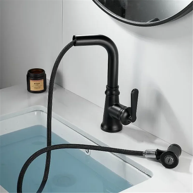 Description Picture 5 of itemBasin Faucet Brushed Gold Bathroom Brass Gold  Sink  Mixer Tap Hot and Cold