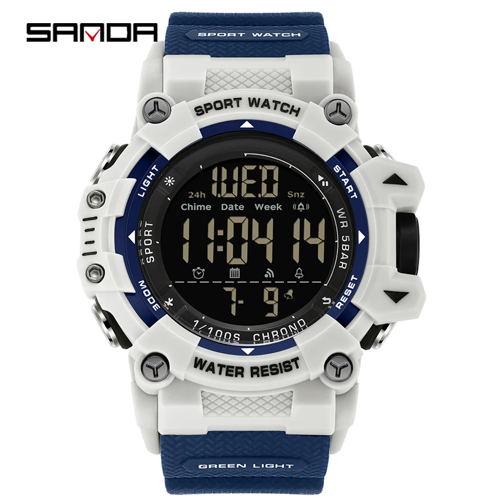 SANDA Stylish Multi-Function Waterproof Sports Watch