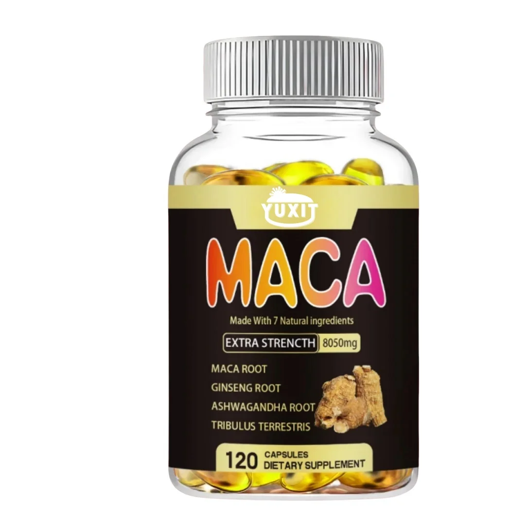 Maca Ginseng Ashwagandha Tribulus 8050mg for Muscle Mass Endurance Vitality