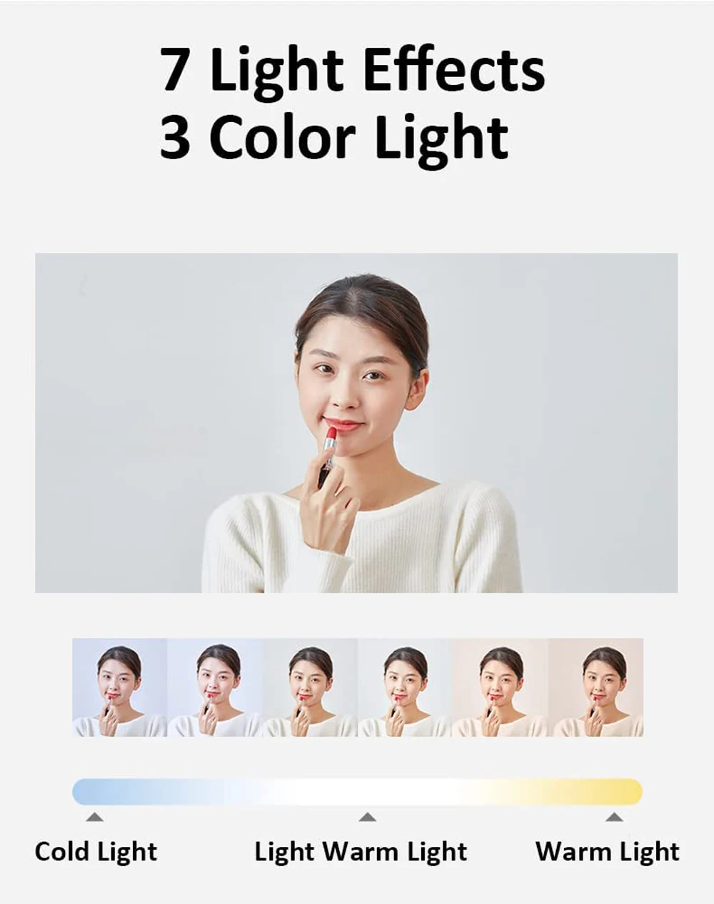 Asian girl applying lipstick- smart cell direct