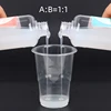1:1 AB Squishy Resin Gel Squishy Glue Soft Liquid Silicone Cat Paw Mold Toy Handmade Craft Material Decompression Squeezing Toy 5