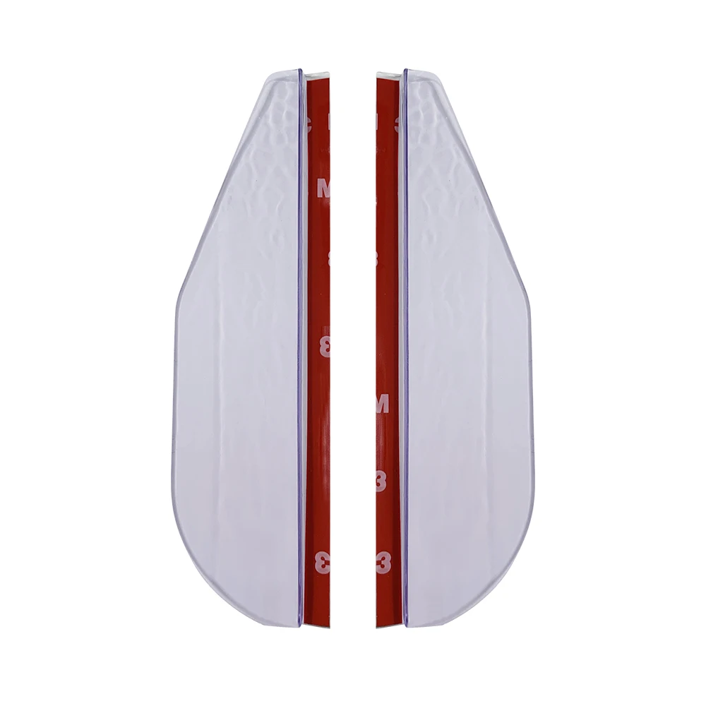 Carbon Fiber Rearview Mirror Rain Visor and Sun Shade Protector