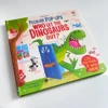 Usborne Pop-UPS Who Let the Dinosaurs out? Picture Books Cardboard English Activity Book Bedtime Story Books Kids Learning Toy 6