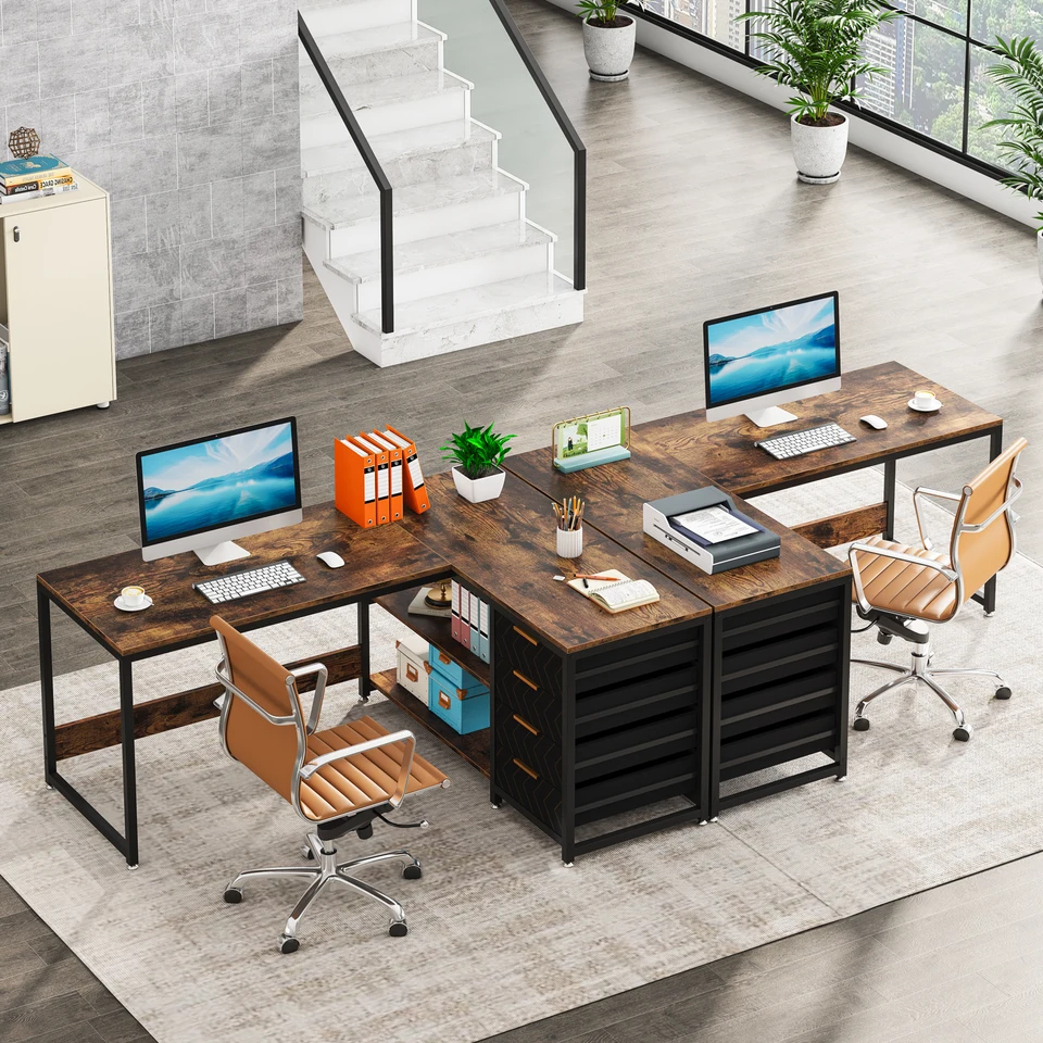 Tribesigns Reversible L Shaped Computer Desk