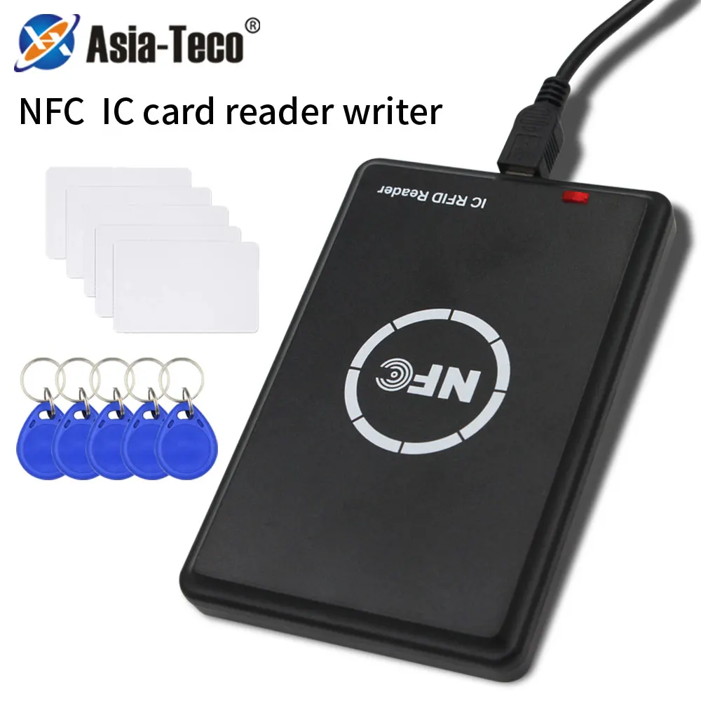 

NFC RFID Copier Duplicator 13.56Mhz Keyfob Smart Card Reader Writer Inductive Card Integrated Card Reader UID EM4305 Cards Tags