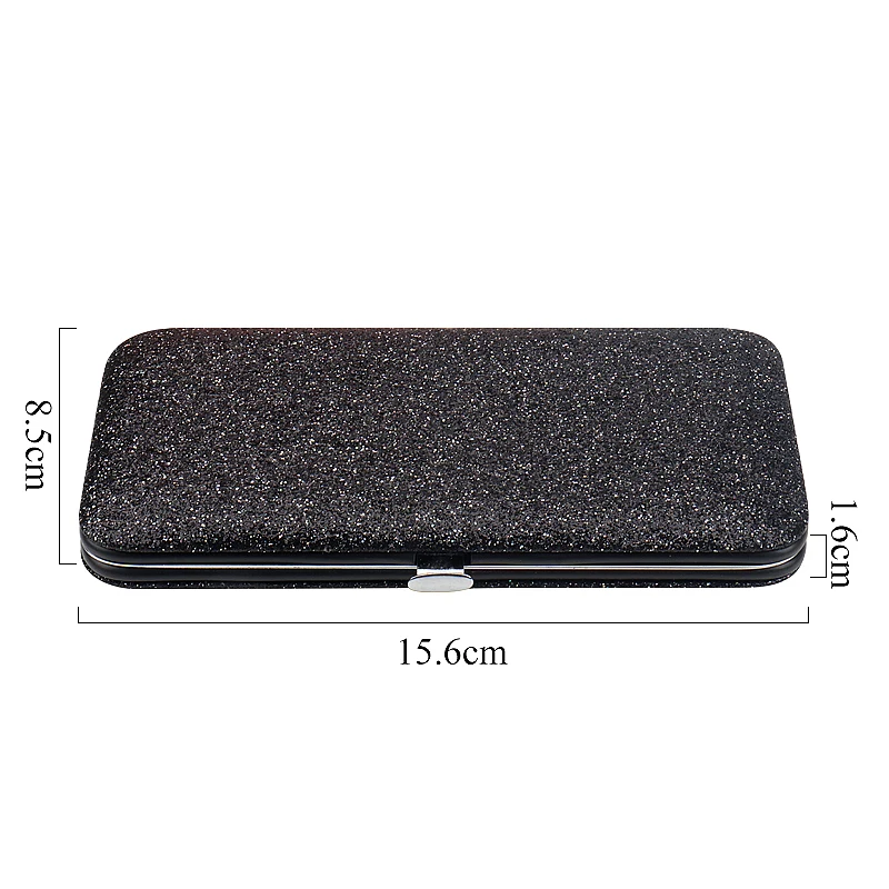 まつげエクステンションピンセット収納ボックス 7 スロット光沢のある