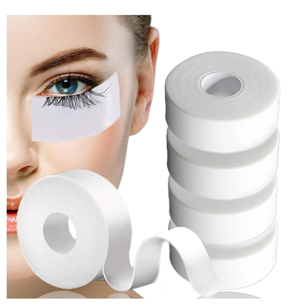 

Lash Tape 5 Rolls Soft Sponge Elastic Foam Tape Medical Eyelash Extension Supplies Lash Pads Under Eye Patches Sticker Lint Free