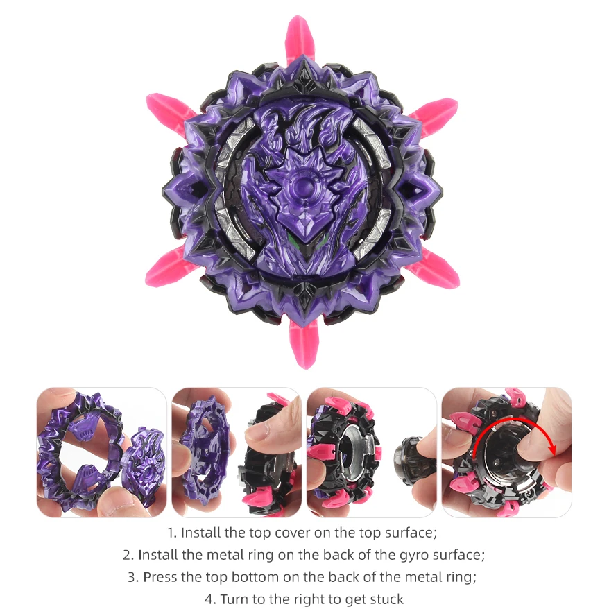 Bey Burst B-169 Variant Lucifer Superking Spinning Top Gyro Xmas