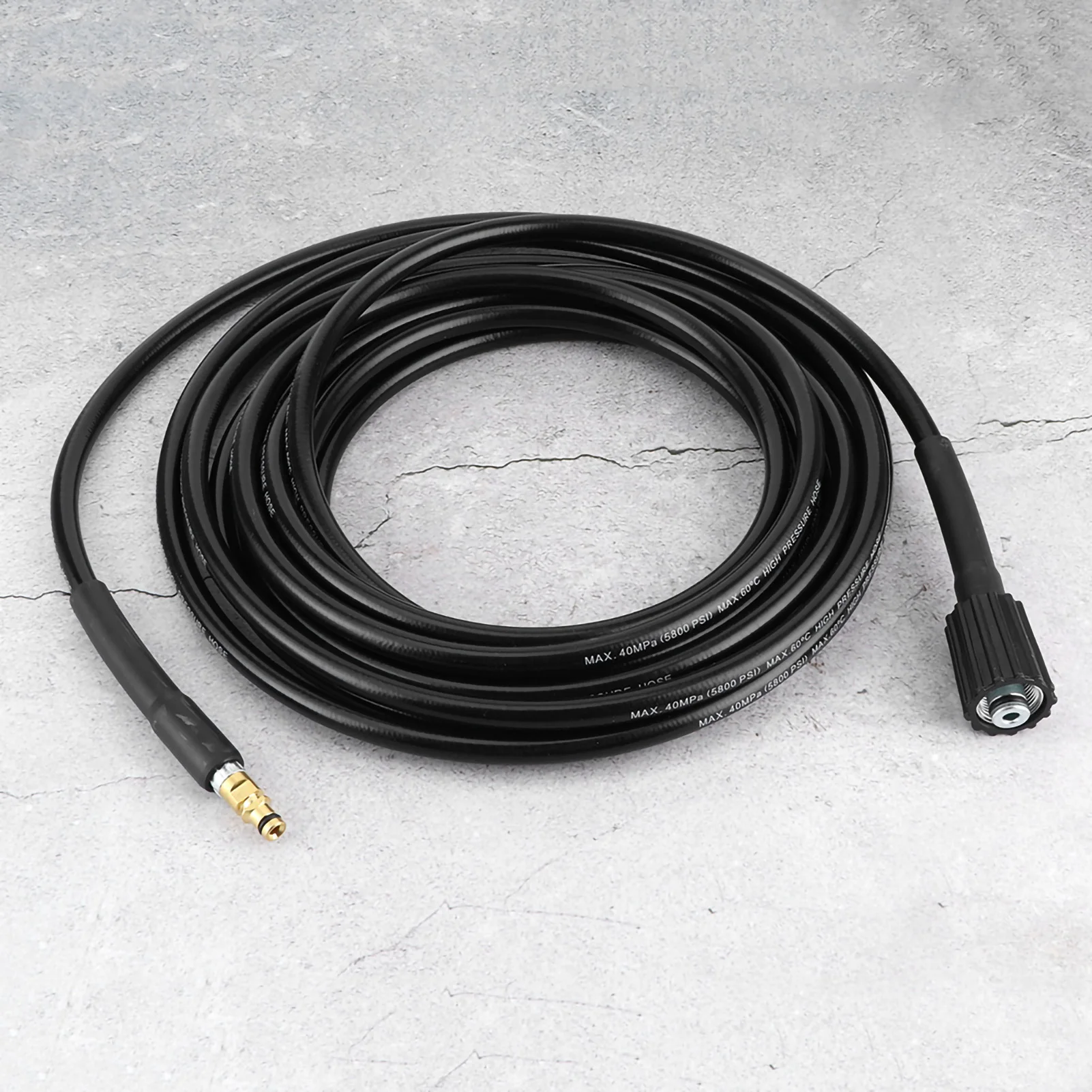 High Pressure Washer Hose 40MPa/5800PSI Auto Washer Hose High Pressure Water Cleaning Rubber Pipe Fit for Karcher K2 K3 K4 K5 Extension Washer Tube