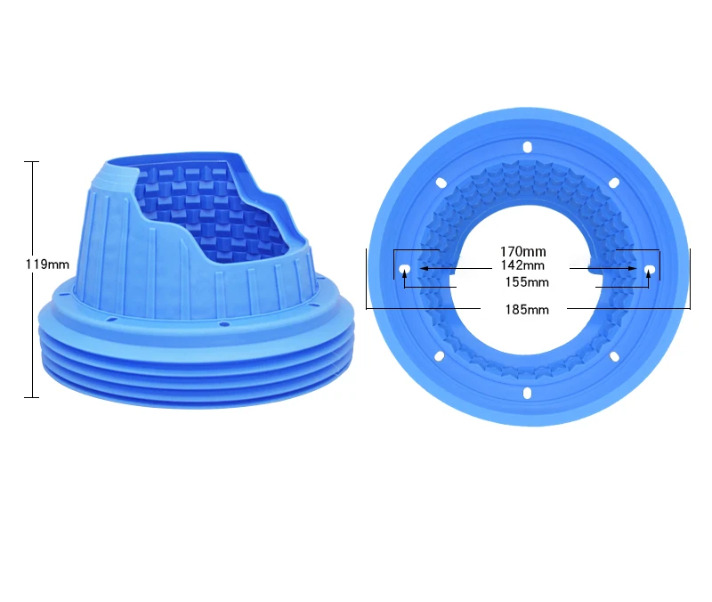 Car Speaker Protection Pad Rubber Horn Waterproof Cover 6.5 Inch 1pcs car speaker cover