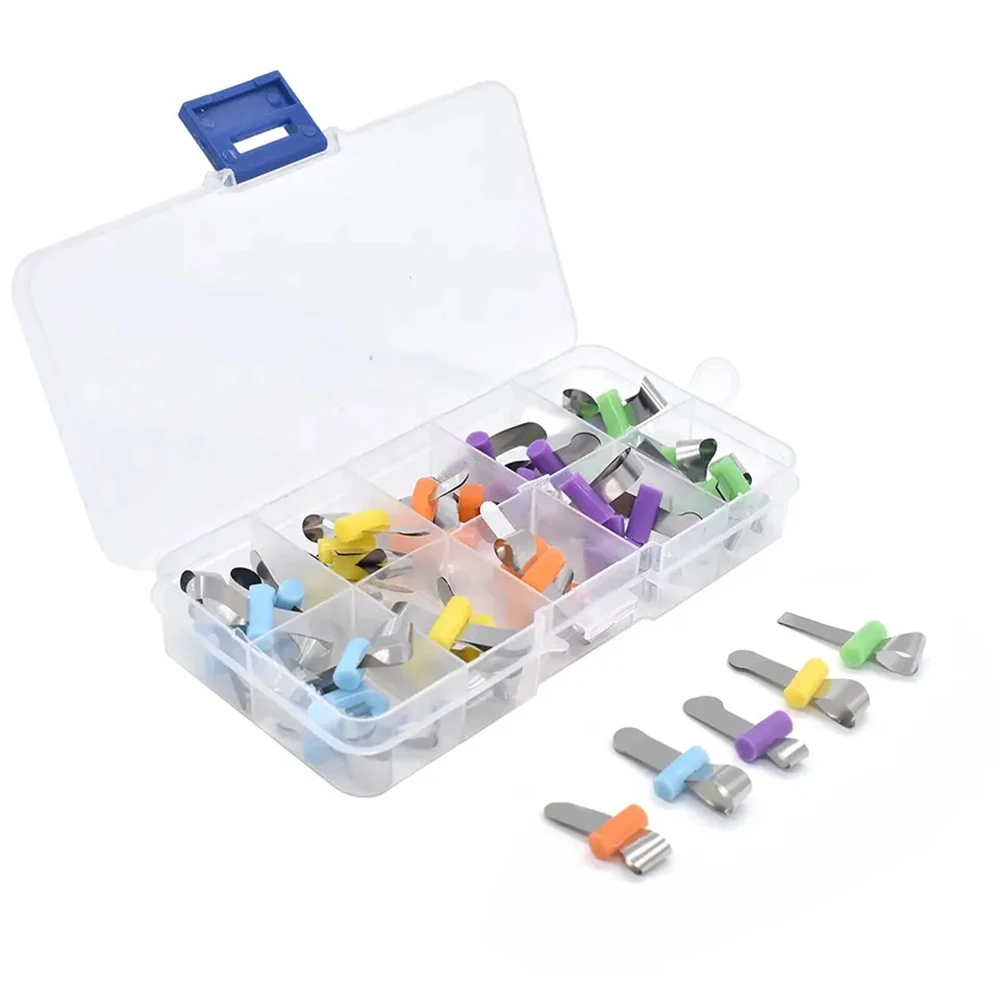 50PcsBoxDentalFormingSheetOrthodonticSectionalContouredMetal