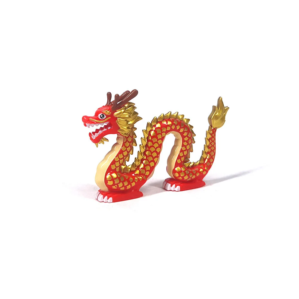 Medieval Animal Toy Building Block Set - Decorative Knight War Collection
