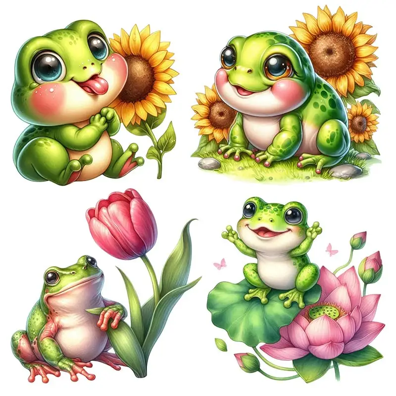

Funny Frog Sticker Toilet Lid Decal Waterproof WC Door Sticker Removable Self-Adhesive Decor Household Stickers S269
