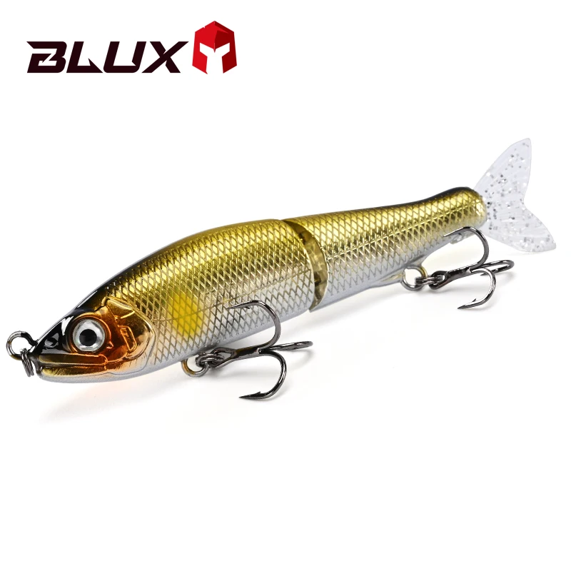 BLUX JACK-JACK 70S Joint Swimbait, isca dura artificial para Pike Bass Trout, Minnow Wobbler, isca de pesca, 70mm, 4,6g