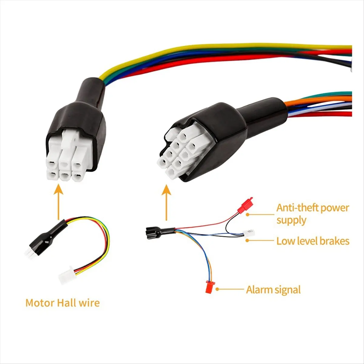 DT60 정현파 컨트롤러 48V 60V 2500W 72V 3000W 전기 자전거 브러시리스 DC 컨트롤러 50A 스쿠터 모터 컨트롤러