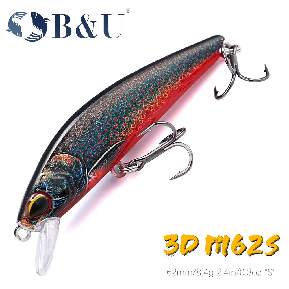 Sinking Minnow Wobblers Fishing Lures 1