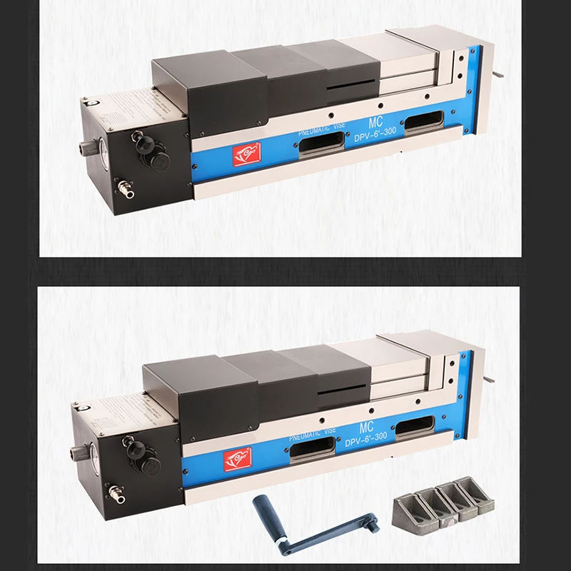 New Universal Pneumatic Vise 6 Inch CNC Computer Pneumatic Clamp 90° Right Angle Vise Milling Machine High Precision Vise 6