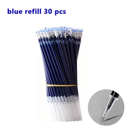 Vibrant Gel Pen Set - Black, Blue & Red - 0.5mm Bullet Tip for School & Office Supplies (11)