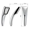 Pressurized 300 Holes Single Head Hand Hold Square Shower Head Water Saving Rainfall Spray Nozzle Bathroom Accessories 6