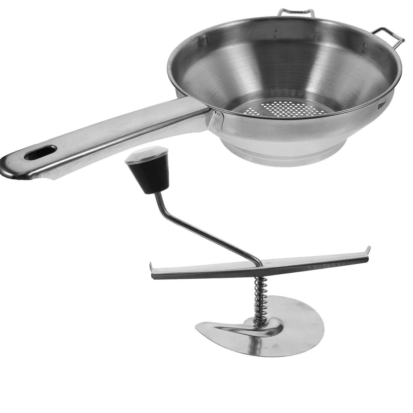 

Potato Masher Ricer Press Steel Stainless Garlic Tool Fruit Squeezer Slicer Food Mashed Potatoes Presser Vegetable Vegetables