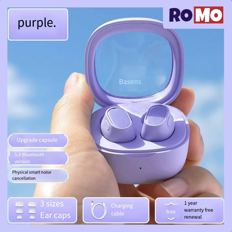 Беспроводные Bluetooth-наушники Baseus Wm01 с низкой задержкой