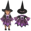 Halloween Doll Clothes Festival Pumpkin, Skeleton Costumes For 18 Inch American&43cm Baby New Born,OG,Life Girl Doll Accessories 3