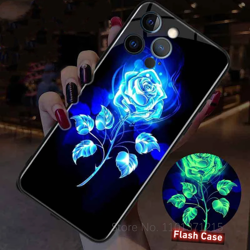 Led Light Phone Case Iphone Light Led Phone Cases Cover Iphone 13