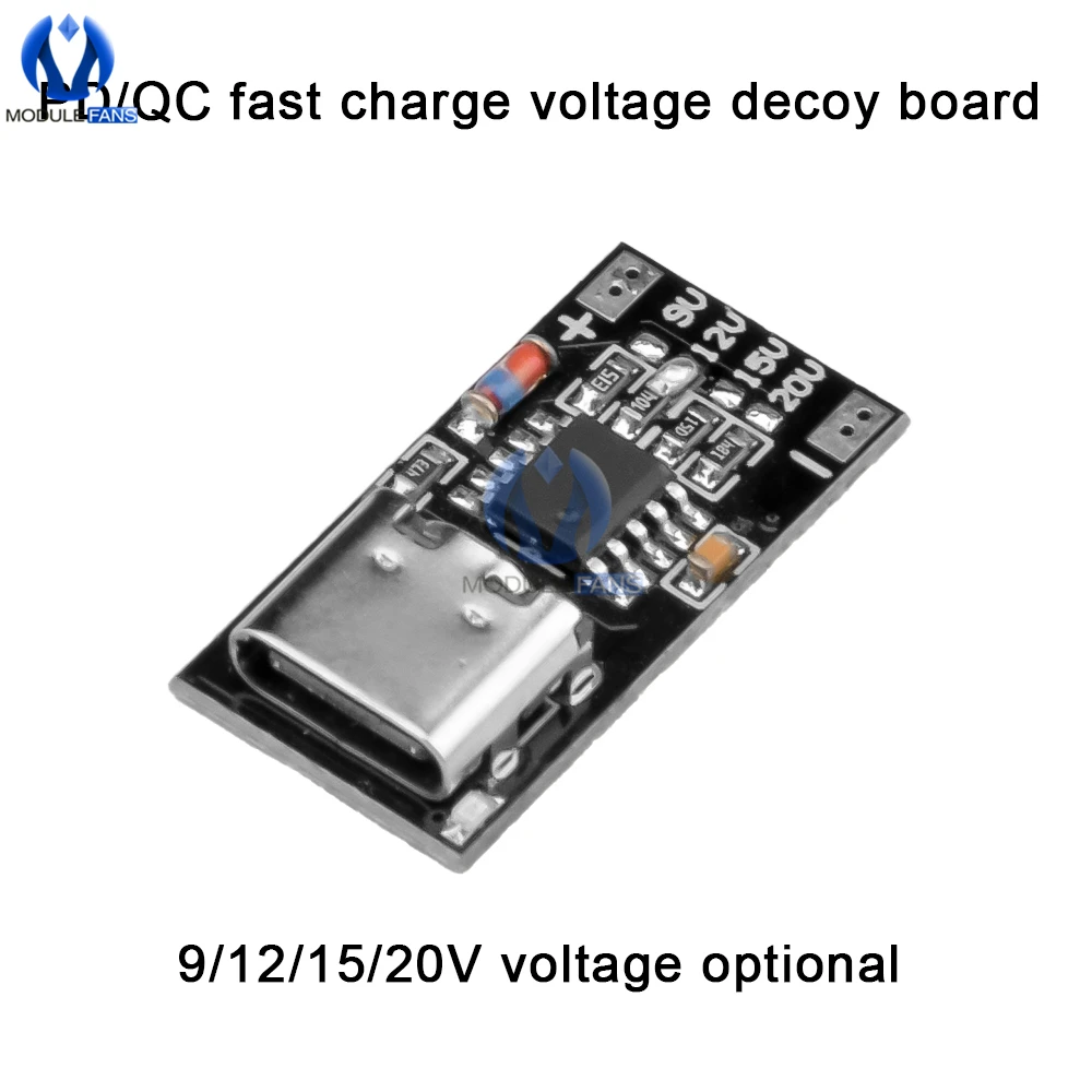 Uikdjgu 12 Stuks USB-C PD Trigger Board Module PD/QC Decoy