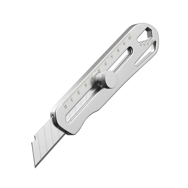 Utility Knife Stainless Steel Utility Knife Holder Durable Sturdy Fast Cutting Manual Lock For Comfortable Grip