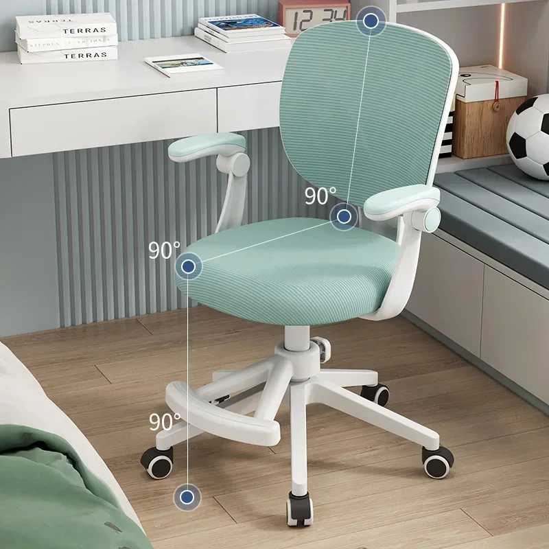 Home Long Sitting Student Study Chair Comfortable Ergonomic Children Chair Office Conference Office liftable