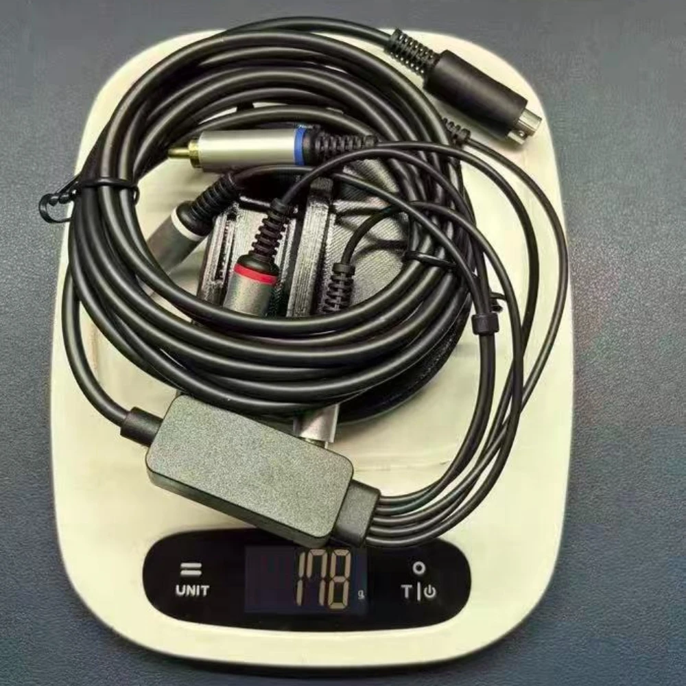 PSP Go 비디오 도킹 스테이션용 3D 프린팅, 컴포넌트 케이블 비디오 출력, Type-C 충전, 분리형 케이블 디자인