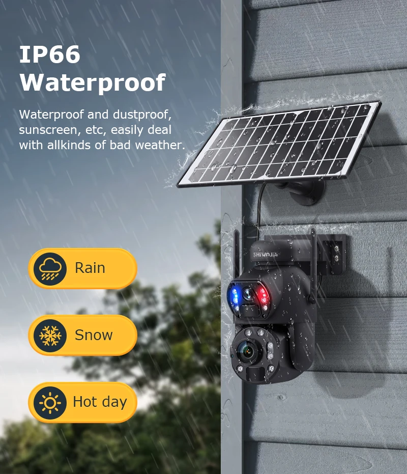 كاميرا مراقبة مقاومة للماء والغبار IP66