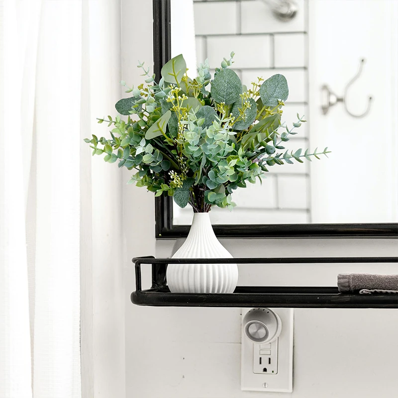 Artificial Eucalyptus Leaves for Decoration 10/15pcs