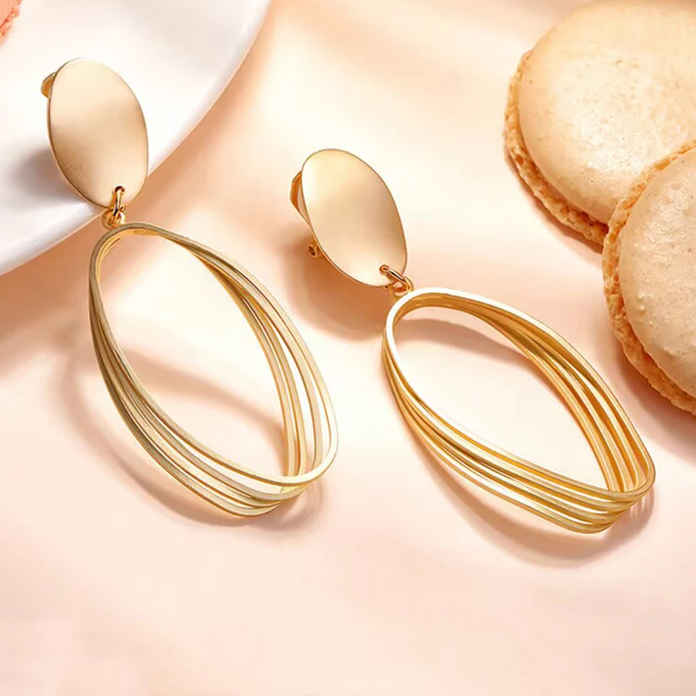 Ear Clip Earrings For Woman