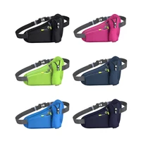 Hydration Belt Pack Reflective Running Waist Bag Large Capacity Water Bottle Holder Bag Waterproof for Hiking Walking