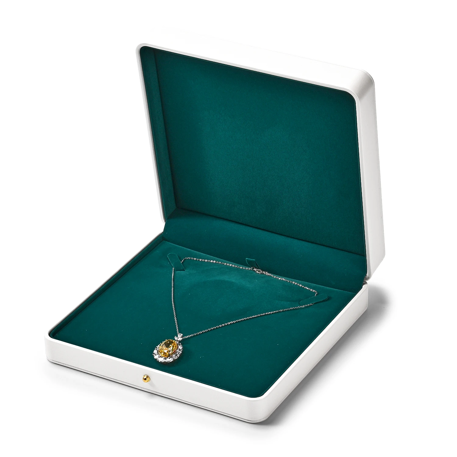 Oirlv Luxury Jewelry Gift Box for Women - Elegant Green & White Design
