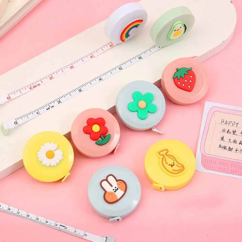 Mini Cartoon Tape Meter Tape Tailor Ruler Measuring Clothing Size Measure Portable Sewing Tools tape measure,measuring tape,measuring ruler