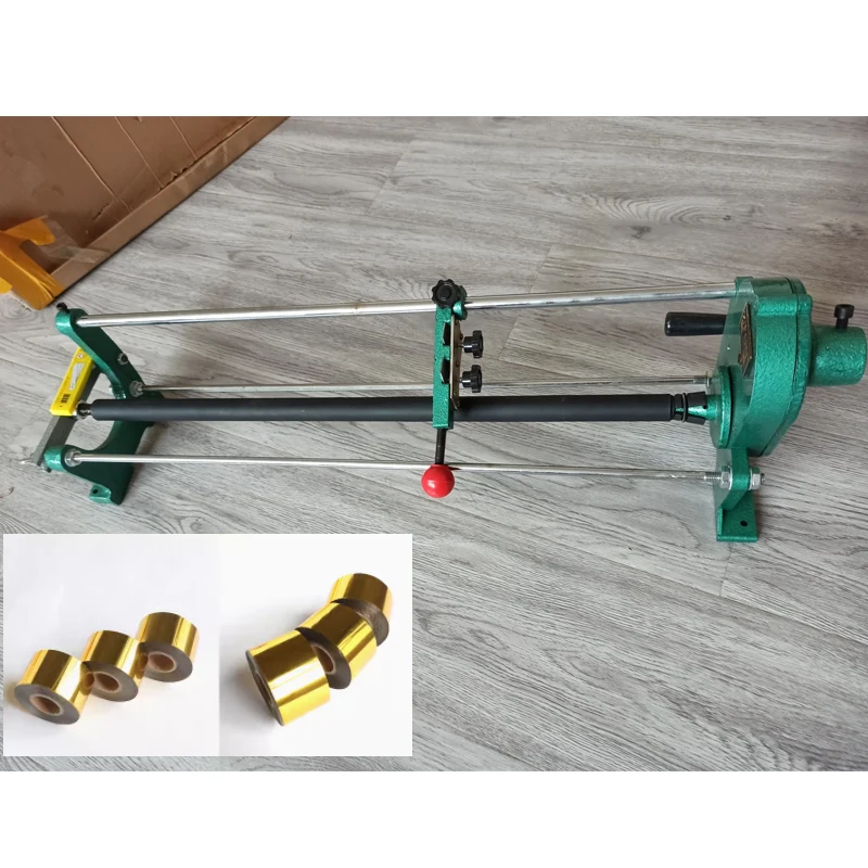 64cm width Manual Gold 26" Gilded Foil Paper Cutter PU Vinyl Cutter Slitter Hot Stamping Roll Hand Cutting Machine Tool no paper