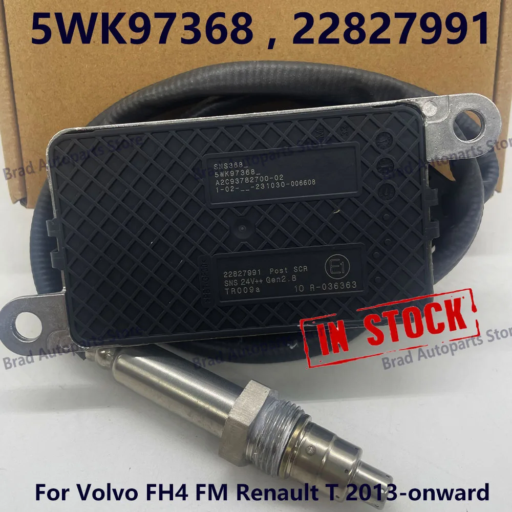 

New 5WK97368 22827991 Nox Sensor Nitrogen Oxygen Sensor A2C93782700-02 For Volvo FH4 FM Renault T 2013-onward EU6