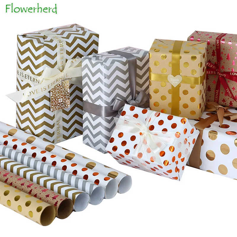 10 pezzi 50x70cm carta regalo colorata per bambini confezione regalo  giocattolo carte da regalo - AliExpress
