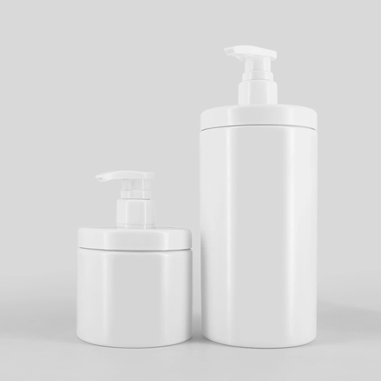 PET 서브 보틀링 손 소독제 샤워 젤 병 펌프 디펜서, 욕실 비누 로션 리필 가능한 병 용기, 500 ml, 1000ml