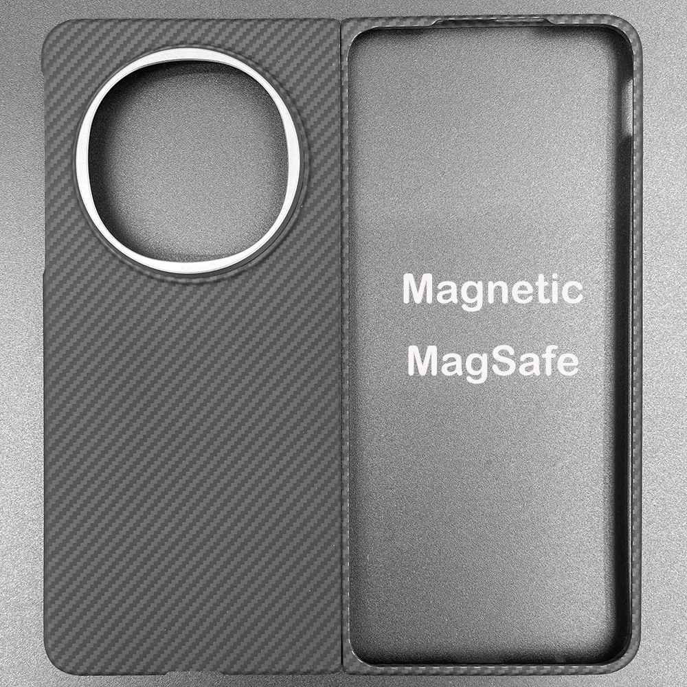 Ultra-Thin Carbon Fiber Magnetic Case with Wireless Charging Support