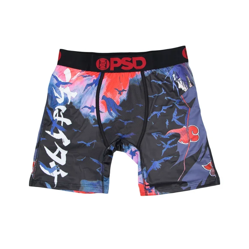 Mens Underwear 1Pcs Sexy Boxers Breathable Printed Male Underpants Plus Size Man Trunks