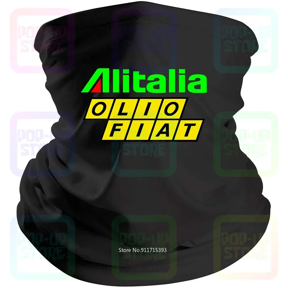 Ultimo Olio Fiat Retro Rally Racing S 131 Abarth Wrc Ritmo Racing Black Bandana Mask Sciarpa Neck Ghetta Mouth Cover