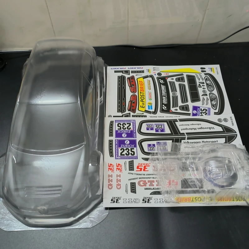 TC014 1/10 Golf GTI RC Body Shell, 190mm x 257mm To Fit