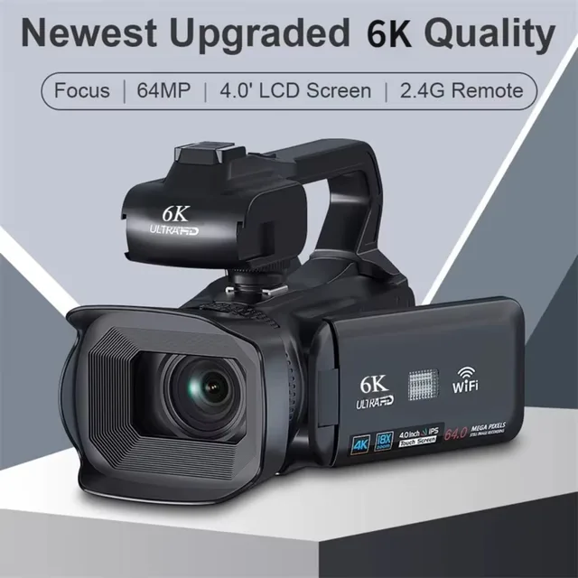 8K ULTRA HD ビデオカメラ 64MP 8K Ultra HD ビデオカメラ 64MP Wi-Fi 8K Ultra HD 64MP ビデオカメラ